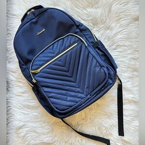 Soft navy blue backpack